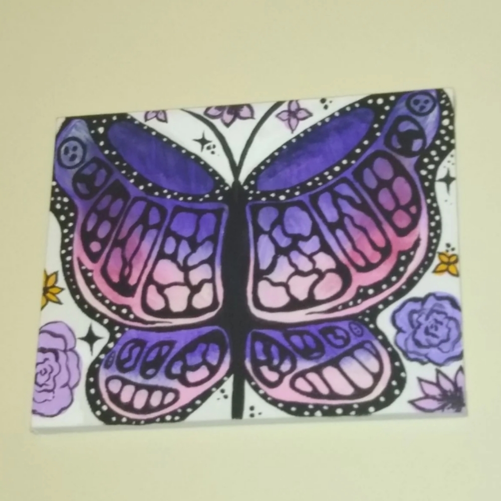 Hand painted canvas